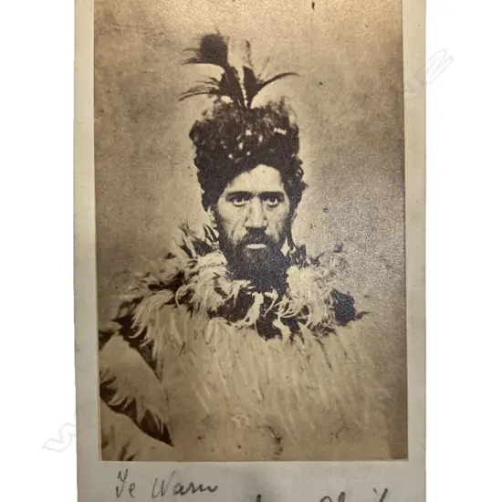 Burton Brothers - Te Waru, Hauhau chief,